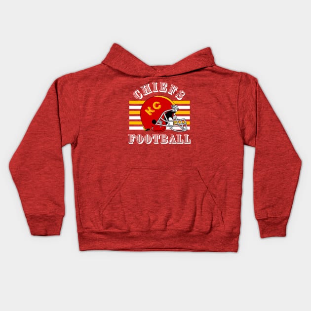 Kansas City Vintage Style Kids Hoodie by Borcelle Vintage Apparel 